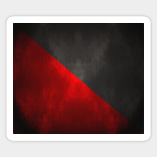 Anarcho-Syndicalism Flag - Lit and Textured Sticker